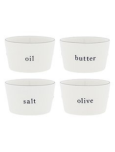 4er Set Schälchen, 80 mlje 4,5 x Ø 8 cm von BASTION COLLECTIONS