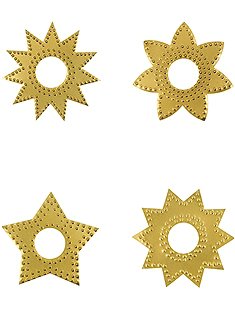4er Set Kerzenringe Ringje Ø7,5 cm von HOUSE DOCTOR