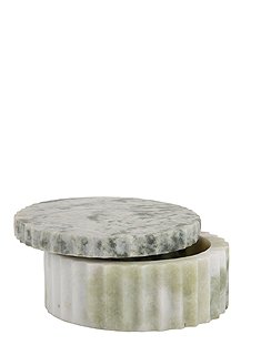 Aufbewahrungsdose6 x Ø15 cm, Marmor  von PRESENT TIME