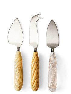 3er Set Käsemesser2 x 18 x 4 cm von HKLIVING