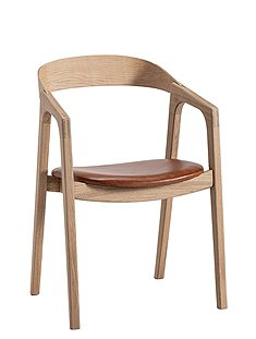Polsterstuhl Lina, Eiche 79 x 54 x 56 cm  von CAR MÖBEL