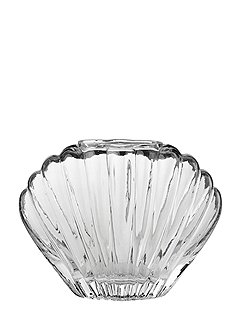 Glas Vase, muschelförmig 14 x 7,5 x 19 cm  von IB LAURSEN