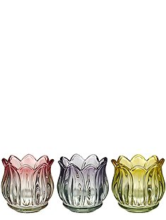 3er Set Kerzenhalter7xØ7 cm, für Teelichter  von IB LAURSEN