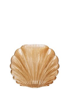 Glasvase Muschel17 x 10 x 20 cm von MADAM STOLTZ