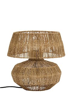 Tischleuchte aus Jute39 x Ø38 cm von MADAM STOLTZ