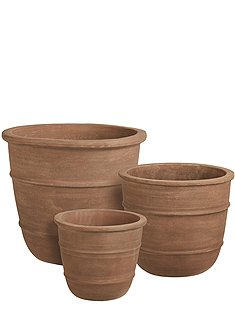 3er Set Übertopf Kragholmmax. 55 x Ø48 cm  von HOUSE NORDIC