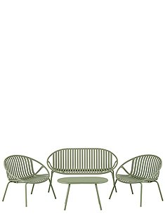 Lounge-Set Saly4 teilig, in grün von HOUSE NORDIC