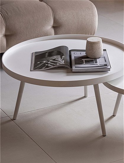 Beistelltisch Mesa Ø60 / Ø78 cm  von WOOOD