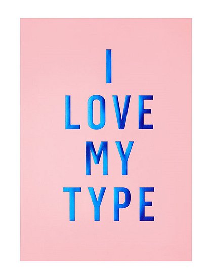 Postermehrere Farben von ILOVEMYTYPE