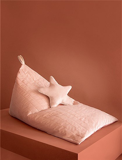 Sitzsack Essaouira, Samt77 x 77 x 115 cm von NOBODINOZ