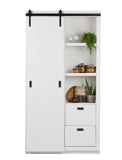 Schrank mit Schiebetür230 x 37 x 122 cm von VTWONEN