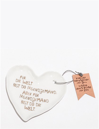 Herzteller10 x 10 cm von GOOD OLD FRIENDS