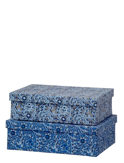 2er Set Papierbox Oblongca. 10,5 x 25 x 34 cm  von BUNGALOW