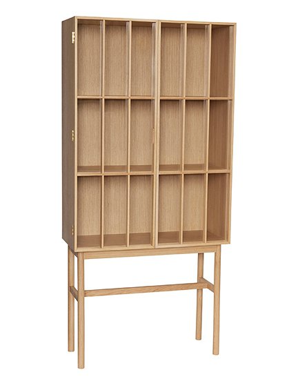 Vitrinenschrank 2 Größen von HÜBSCH INTERIOR
