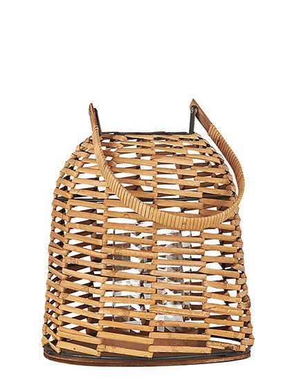 Windlicht, Rattan25 x 23 / 32 x 30 cm von IB LAURSEN