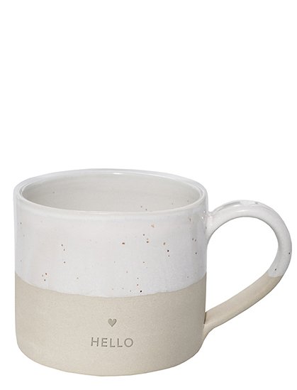 Tasse aus Steingut7 x 8,5 cm, 250 ml von EULENSCHNITT