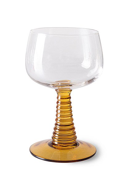 Weinglas Swirl, 190 ml13,5 x Ø 8,5 cm von HKLIVING