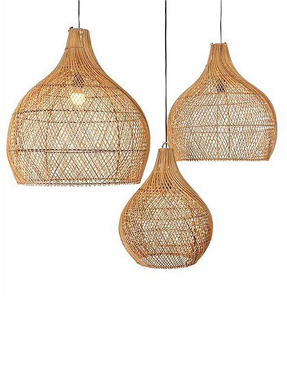 3er Set Lampenschirme45xØ40-65xØ60 cm von ORIGINALHOME