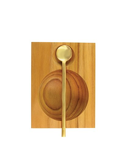 Teak Bowl mit Löffel 2 Größen  von BEHOME