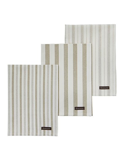 3er Set Geschirrtücher70 x 50 cm von BUNGALOW