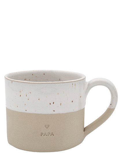 Tasse aus Steingut7 x 8,5 cm, 250 ml von EULENSCHNITT