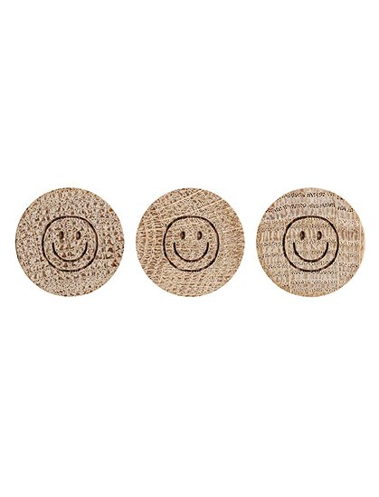 3er Set Magnete je Ø 2,5 x 1 cm  von EULENSCHNITT