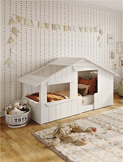 Bett Montessori, 26 Farben125 x 104 x 229 cm von MATHY BY BOLS