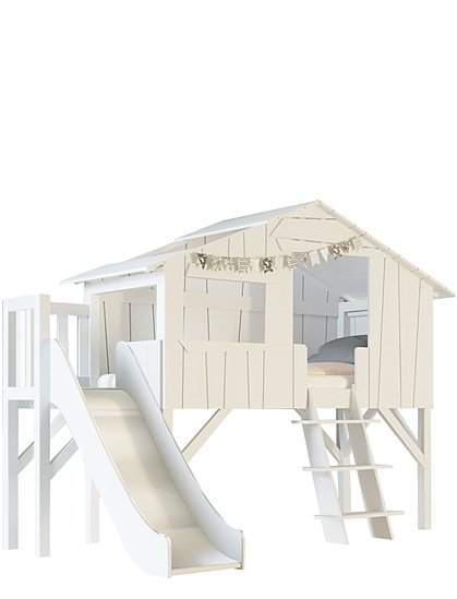 Hochbett mit Rutsche, 26 Farben205 x 179 x 262 cm von MATHY BY BOLS