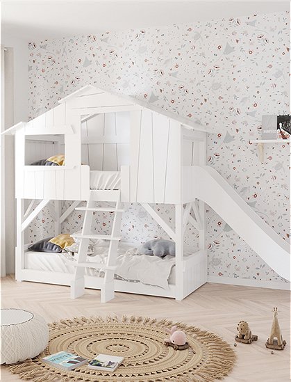 Etagenbett mit Rutsche205 x 139 x 341 cm von MATHY BY BOLS