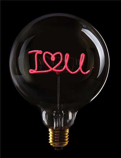 Message in a bulb17 x 12,5 cm von MESSAGEINTHEBULB