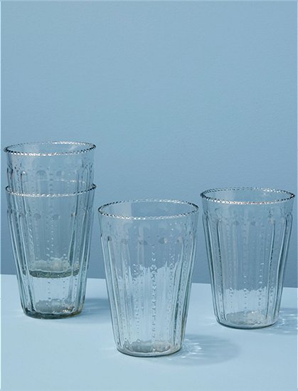 Glas Ruffle3 Formen von BEHOME