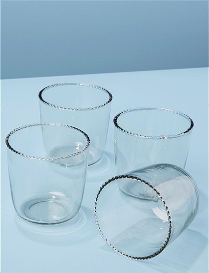 Glas Ruffle3 Formen von BEHOME