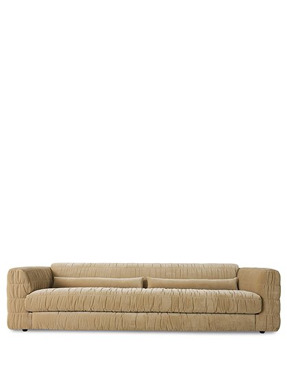 Club Sofa, Samt72 x 108 x 274 cm von HKLIVING