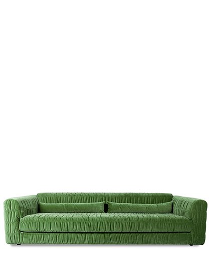 Club Sofa, Samt72 x 108 x 274 cm von HKLIVING