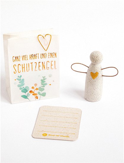 Engel in Geschenktüte5 x 1,7 x 4,5 cm von GOOD OLD FRIENDS