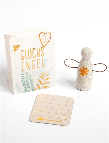 Engel in Geschenktüte5 x 1,7 x 4,5 cm von GOOD OLD FRIENDS