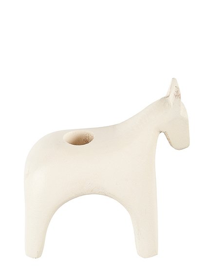 Kerzenhalter Pferd, Holz13 x 5,5 x 13 cm  von IB LAURSEN