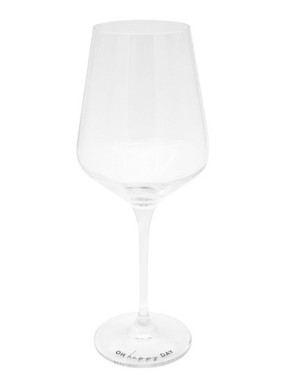 Weinglas mit Spruch 390 / 490 ml von EULENSCHNITT