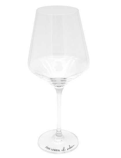 Weinglas mit Spruch 390 / 490 ml von EULENSCHNITT