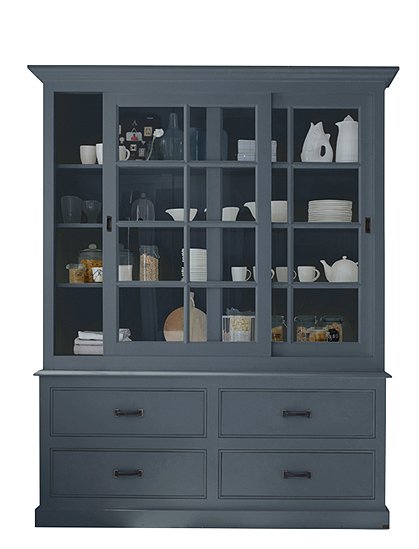 Vitrinenschrank 16 Farben230 x 50 x 183,5 cm von CAR MÖBEL