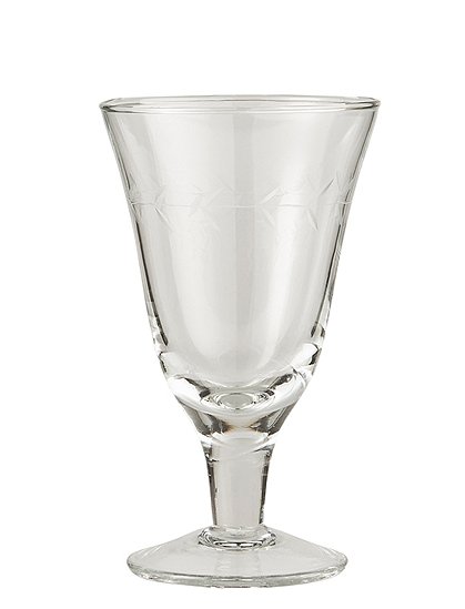 Glas mit Blattkante von IB LAURSEN