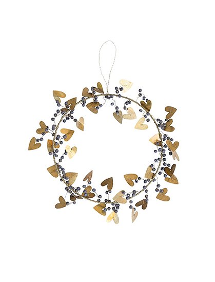 Kranz mit Herzen/BeerenØ10 / Ø20 cm  von BASTION COLLECTIONS