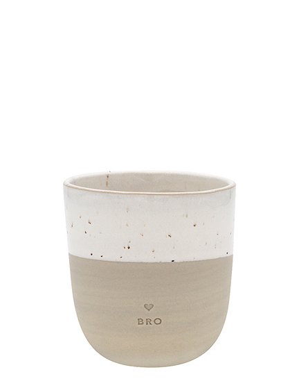 Becher aus Steingut9,5 x 8,5 cm, 350 ml von EULENSCHNITT
