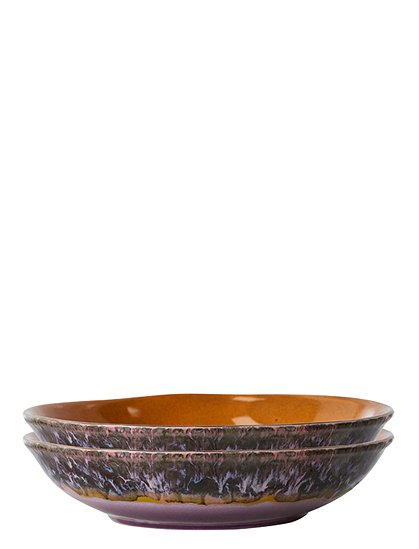 70s Curryschale, 2er Set 4,7x21x21,7 cm  von HKLIVING
