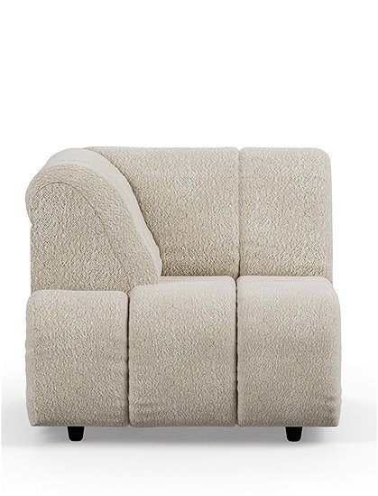Couch Wave Bouclé9 Module  von HKLIVING