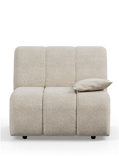 Couch Wave Bouclé9 Module  von HKLIVING