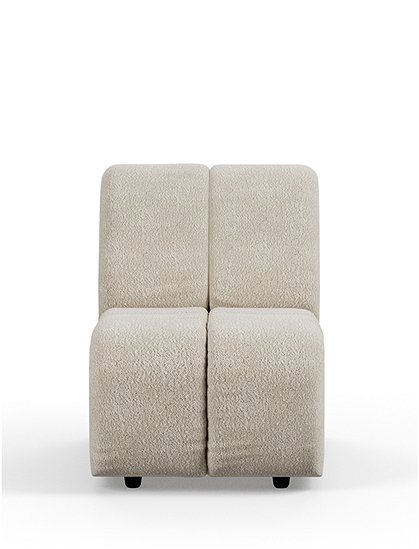Couch Wave Bouclé9 Module  von HKLIVING