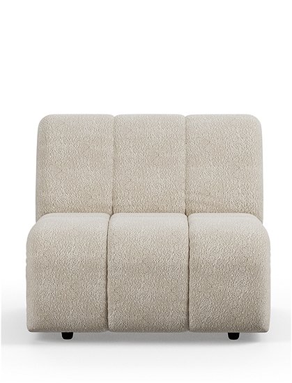 Couch Wave Bouclé9 Module  von HKLIVING