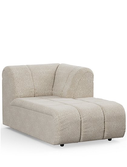 Couch Wave Bouclé9 Module  von HKLIVING
