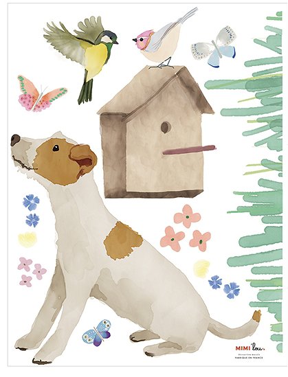 Wandsticker Gartenca. 45x35 210x160 cm von MIMI LOU